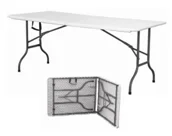 Outdoor plastic square folding table
