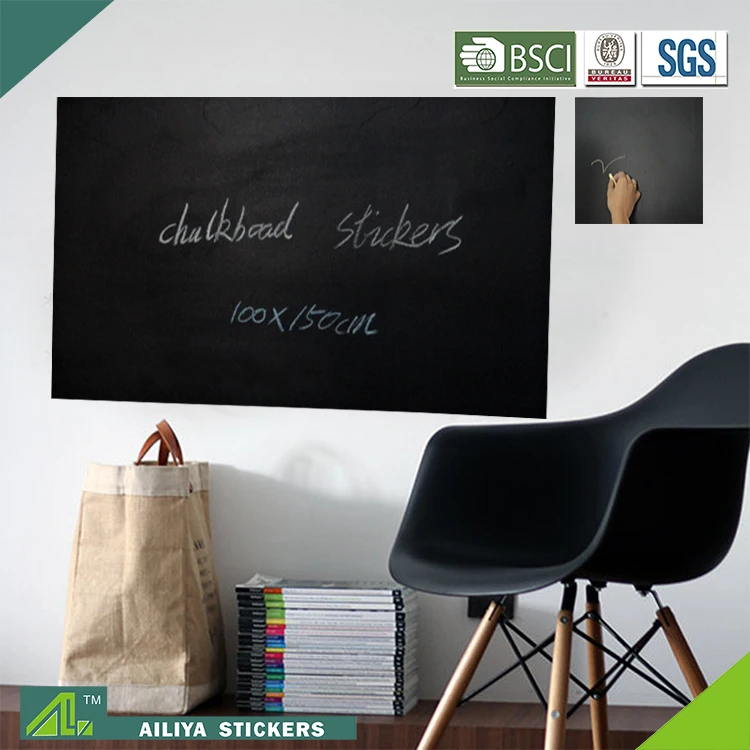 Removable erasable blackboard chalkboard jar label wall whiteboard sticker