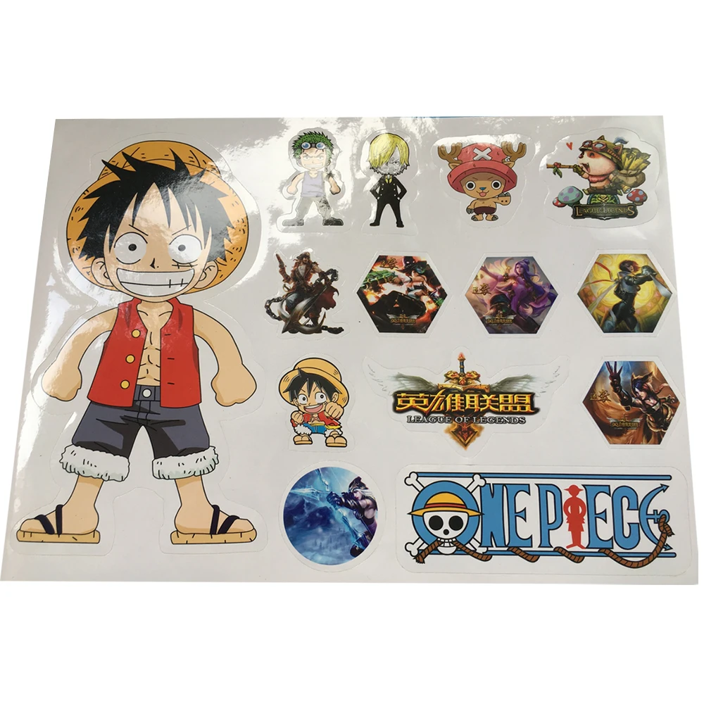 Shenzhen supplier bulk company customized printing bike logo sticker