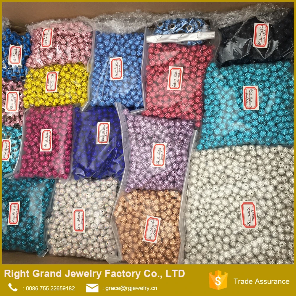 
Good Price Customized Fashion Crystal Clay Paved Loose DIY Beads Jewelry 