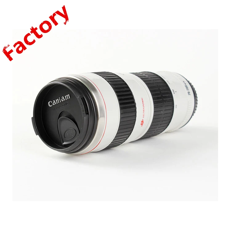 Good Selling Factory Wholesale Caniam 70-200 Stainless Steel Camera Lens Water Drink Bottle