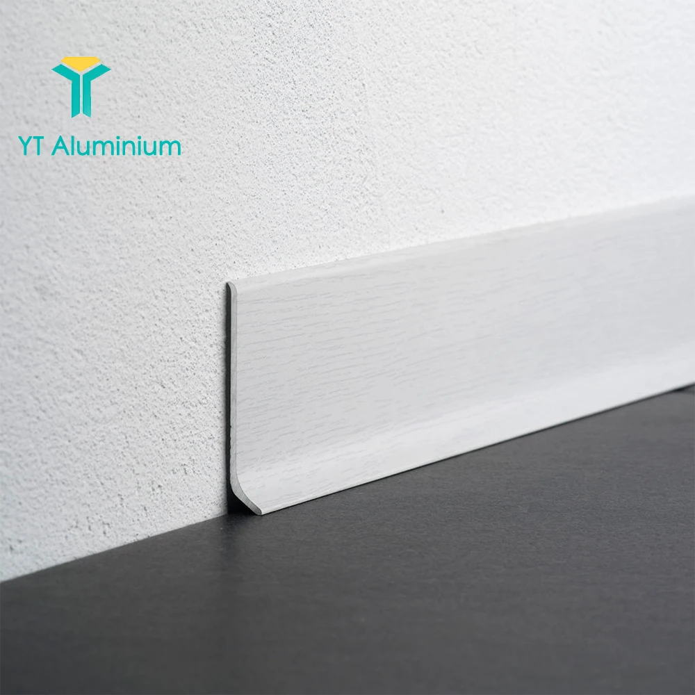 Aluminum Curved Skirting Board Wall Base Molding Aluminum Base board