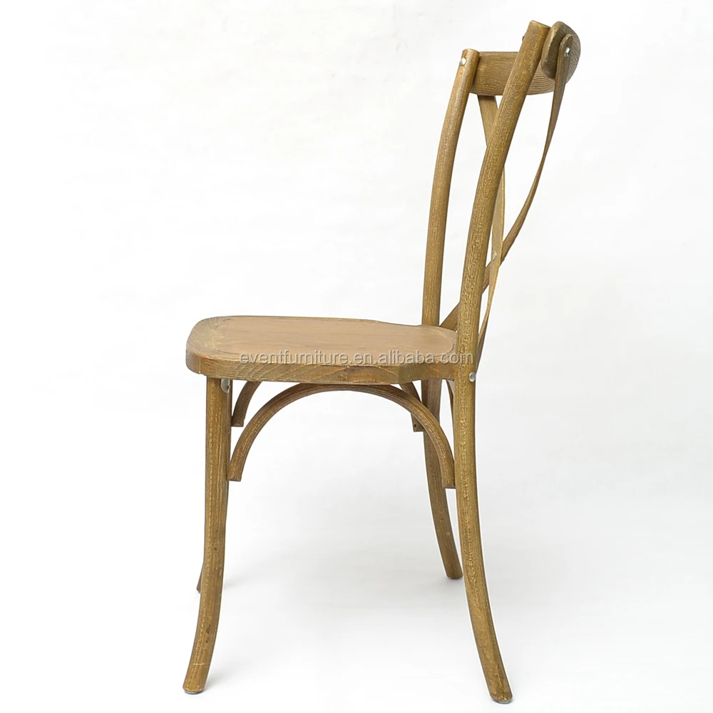
Banquet used wooden chair/dining chair/corss back chair 
