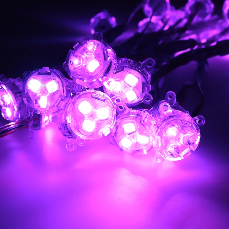 Пиксельная Светодиодная лампа ws2811 30 мм SMD 5050 RGB WS2811 IC водонепроницаемое напряжение IP67 постоянного тока светодиодный модуль источник света