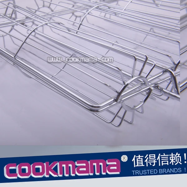 grill basket chrome plated