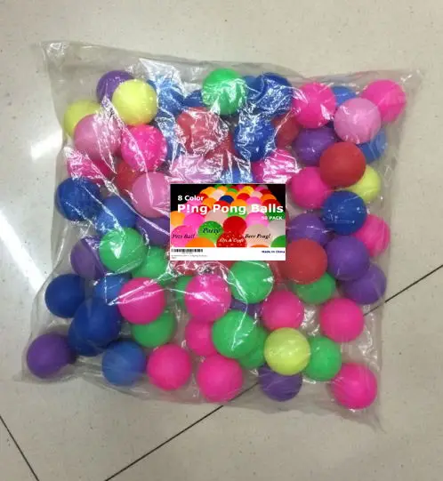 Popular Table Tennis Balls 40mm Custom Logo for Games Seamless Cricket Bats