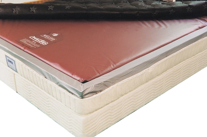 
Hard side dual waterbed mattresses 