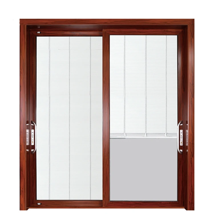 Graphic Design Aluminium Profile Exterior Glass Sliding Window Fenetre Coulissante Balcony Vertical Sliding Window