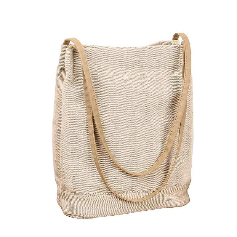 
Custom Made Reusable Jute Shopping Bags With Logo sewing machine 