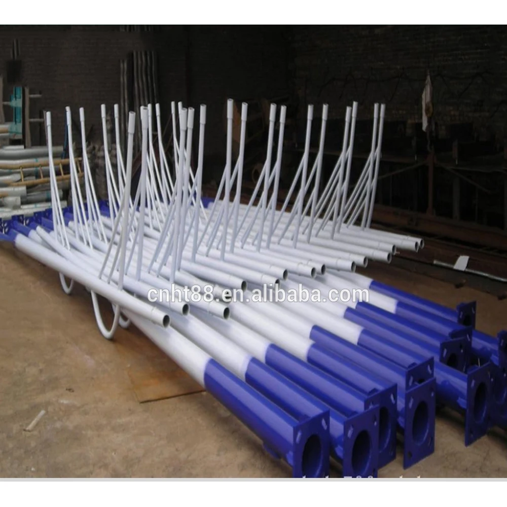 10 лет гарантии, новый дизайн, оцинкованный стальной уличный фонарь 4 м Q235