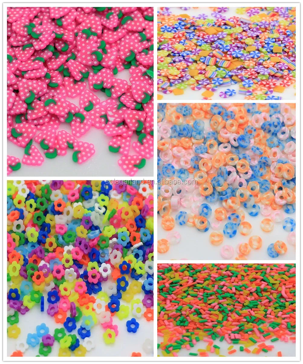 2019 Nail Art Slice  Dessert Slices Polymer Clay Miniature Food Jelly Roll Cake Sprinkles for Slime