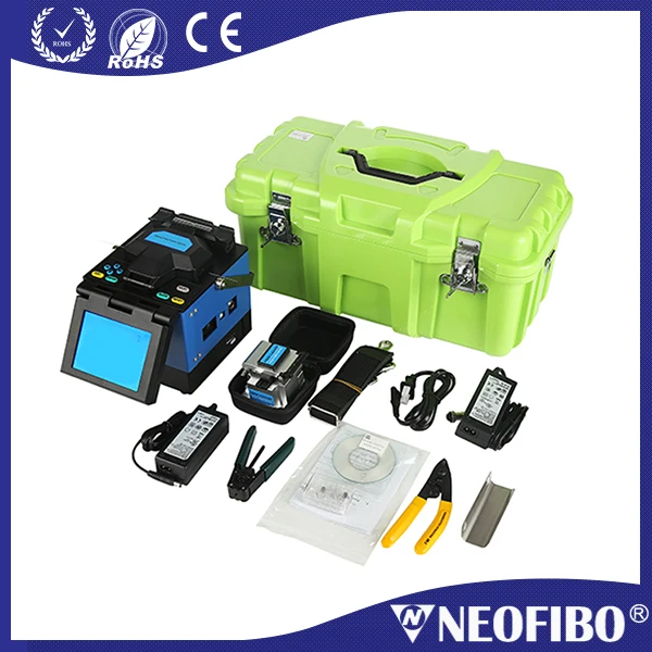 С резиновой Изоляцией Провода Серия 50 Групп Волоконно-Оптические Fusion Splicer Машина