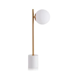 marble base table lamp stone pad holder lamp modern Home Art decor lights E27 LED household lighting