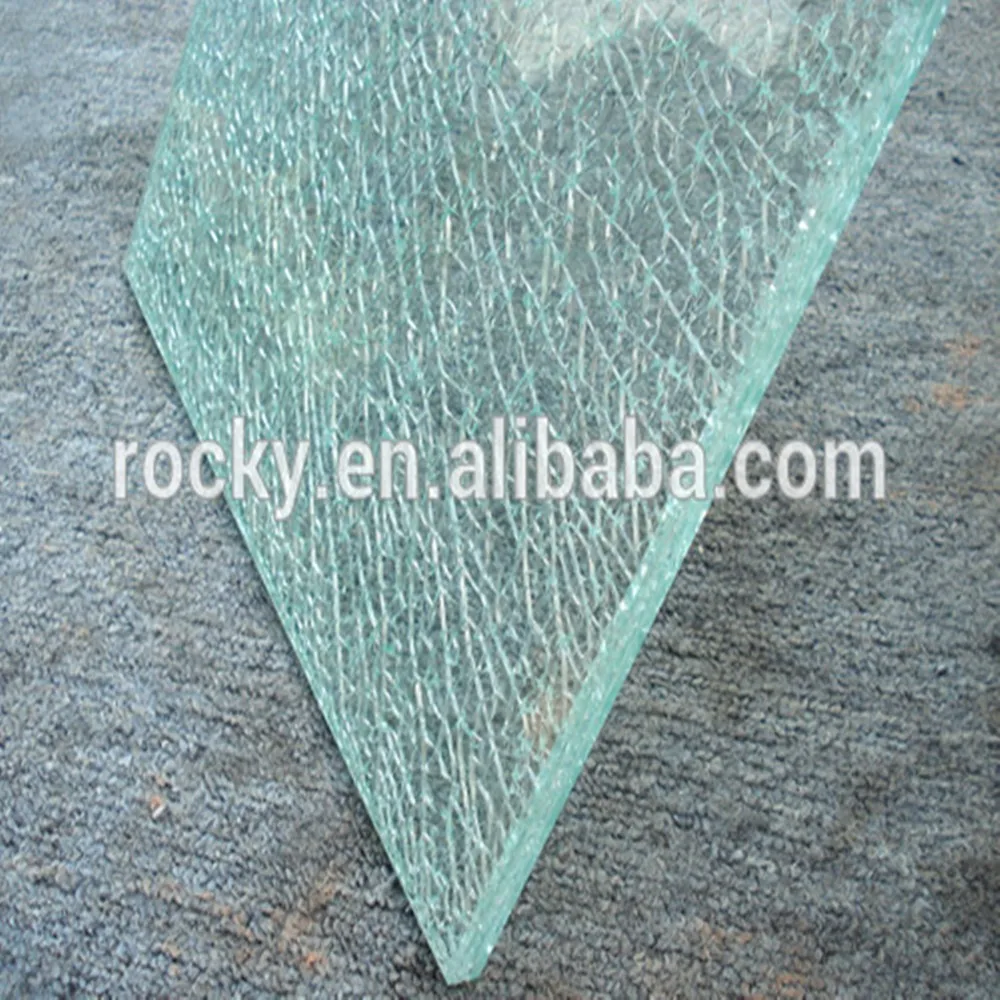 Циндао Рокки высокое качество 3 мм-19 мм сломанное закаленное стекло треснувший стеклянный стол