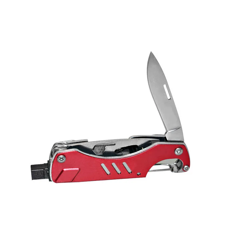 
COG Aluminium Handle multi-Function tool Folding pocket knife Broken glass 