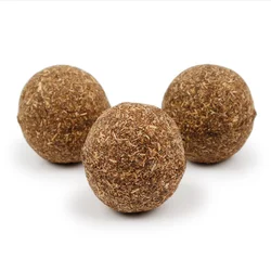 Wholesale high quality natural organic beef flavor ball catnip cat toy