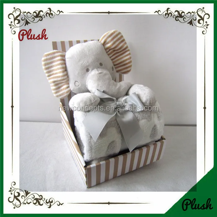 The popular gift for baby high quality hot sales plush soft toys with blanket