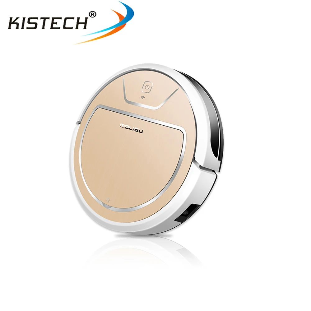 MOLISU V8S PRO Intelligent Robot Vacuum Cleaner With Mobile Phone APP  2000PA Suction Dry and Wet Mopping