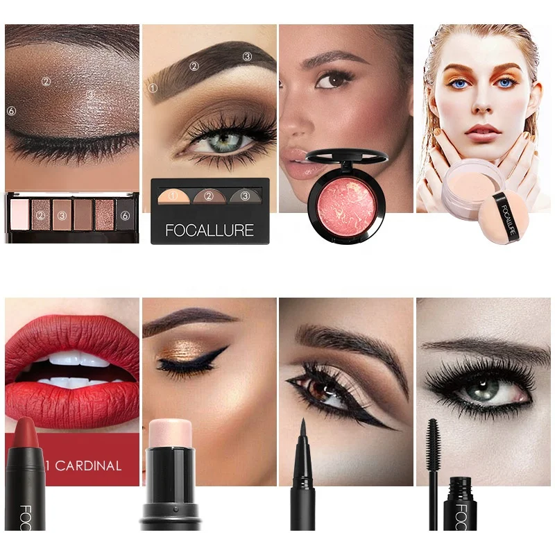 
FOCALLURE Latest Cosmetic Kit Factory Girls Makeup Set For Selling Online 