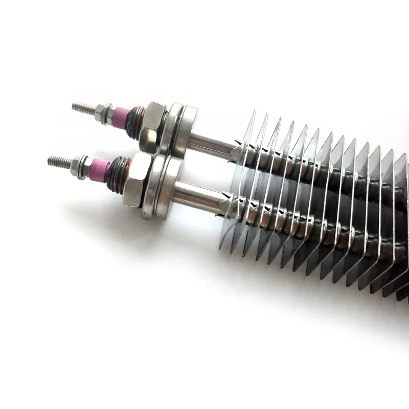 Square shape finned air electric tubular heater for electric air duct heater