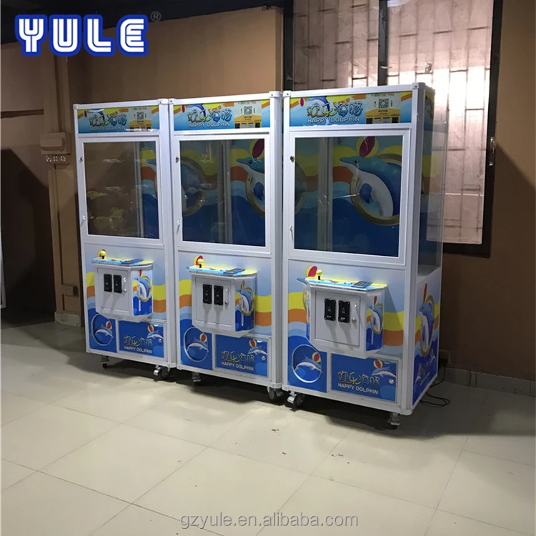 Недорогие крановые машины YU LE arcade claw для продажи