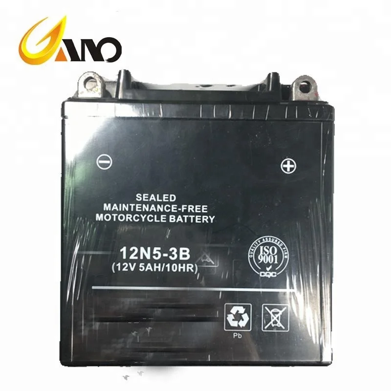 12N5-3B 12V 5a/10aH АКБ для мотоциклов