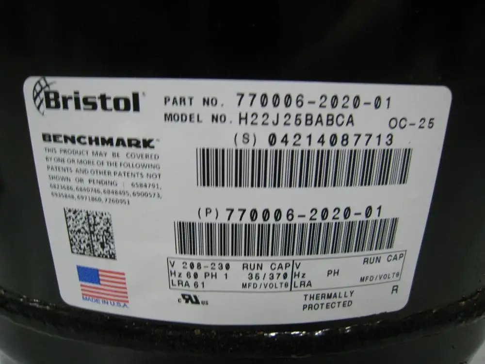 Bristo 3 Horse Power Piston Compressor H23B24D H23A35D