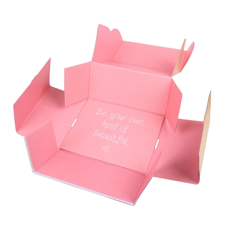 Customized corrugated paper packaging box and folding box for shoes and clothes