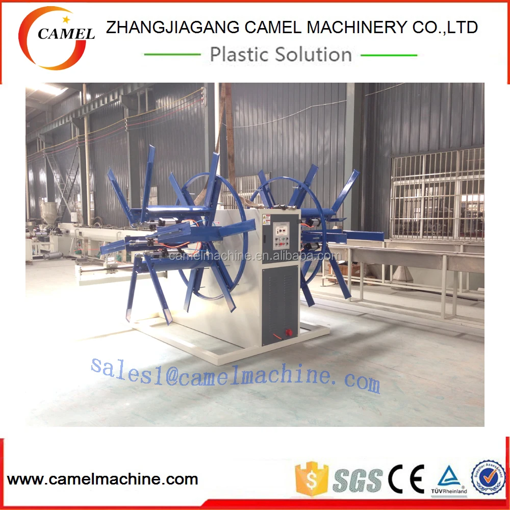 HDPE PVC pipe plastics pipe winder coiling machine hose winding machine