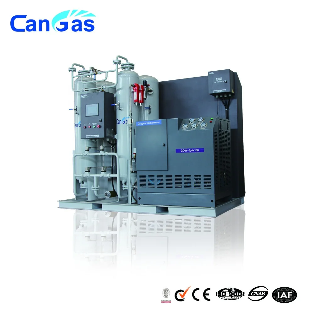 80Nm3/h 99% Oxygen Plant Oxygen Generator for both medical and industrial use