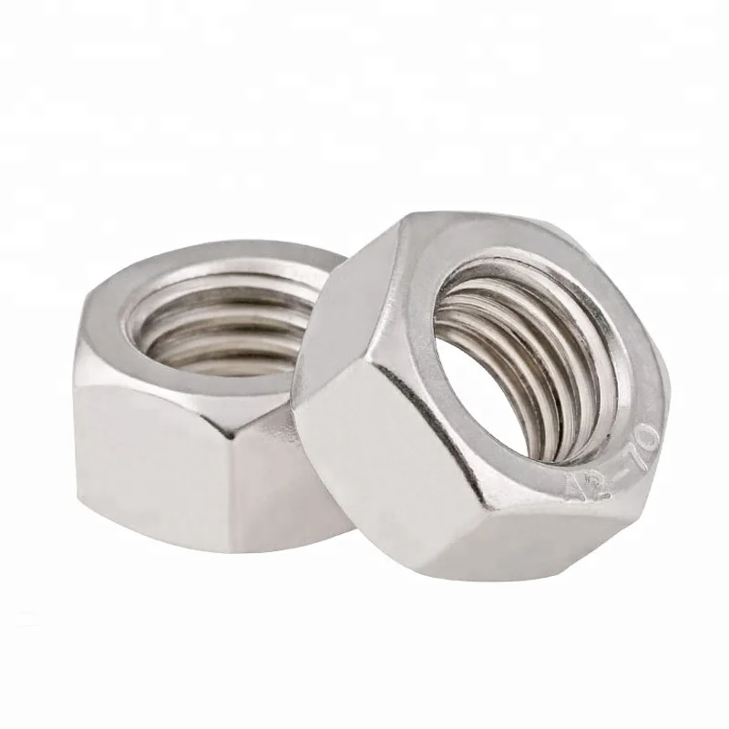M8 M10 M12 Carbon Steel Nickel Plated Hexagon Nut