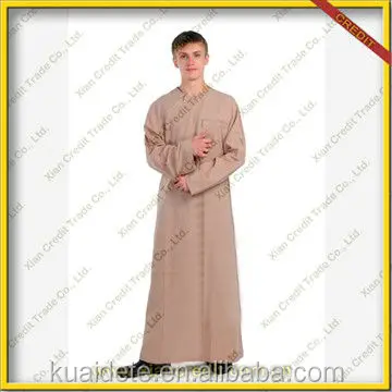 Лучшая цена на 100% хлопок абайя для мужчин Тауб фарбик Даффа Саудовский