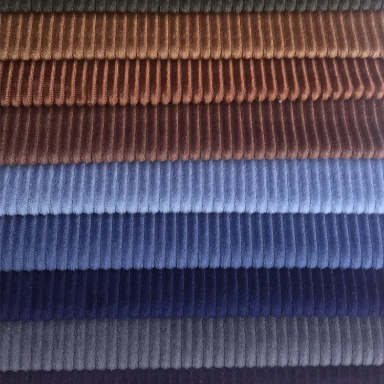 250gsm 100% Polyester Velvet Upholstery Fabric Striped Velvet
