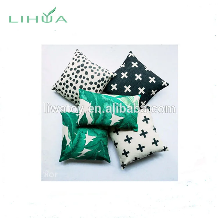 
Decorative Throw Pillow Case Banana Palm Leaves Tropical Outdoor Cushion Cover 
