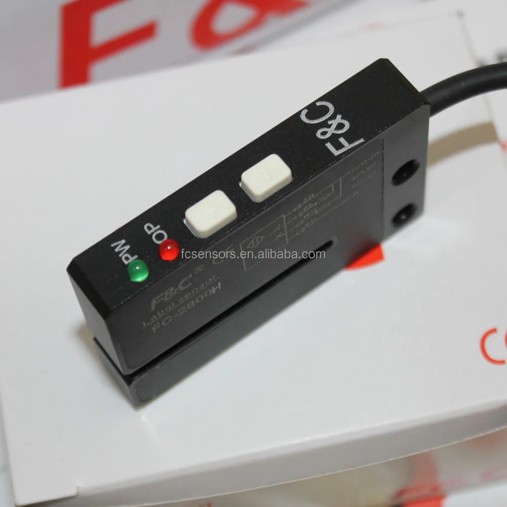 FC-2600 Photoelectric Labeling Sensors Fork Shaped Sensor Suitable For Auto Packing Machine, labeling machine system