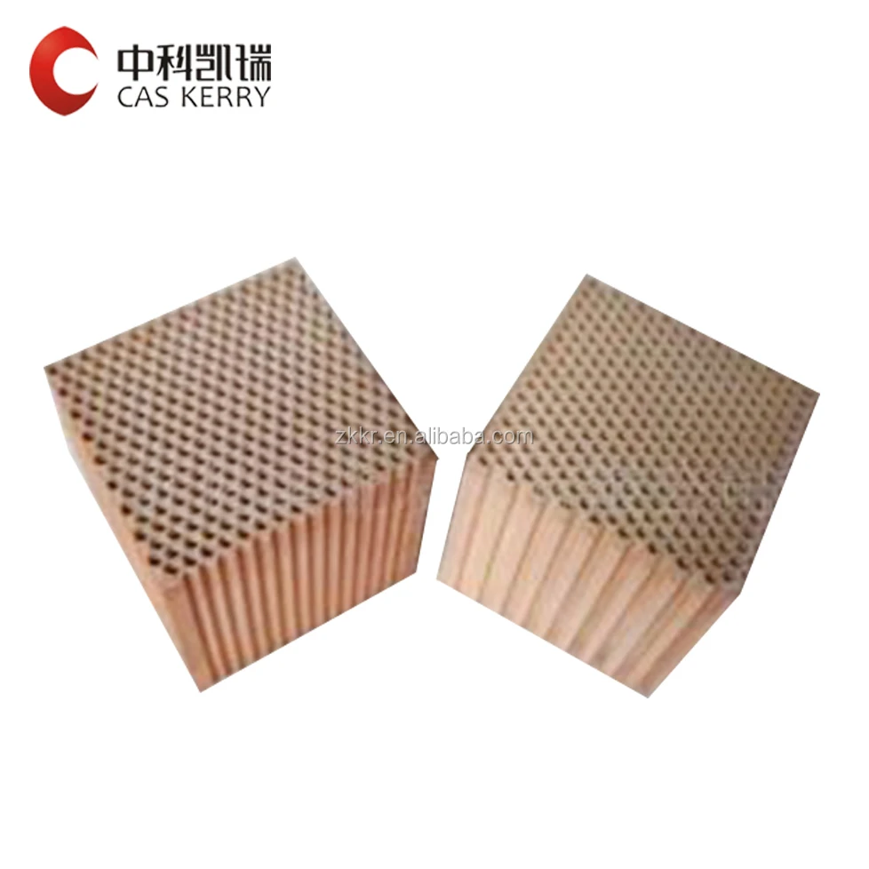 
honeycomb ceramic spraypainted waste gas treatment catalyst 
