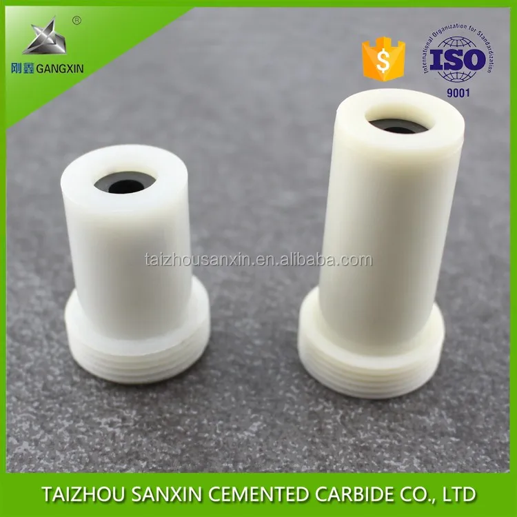 Устойчивая к коррозии насадка для пескоструйной обработки B4C из карбида бора с полиуретановой оболочкой sanxin поставщик Китая