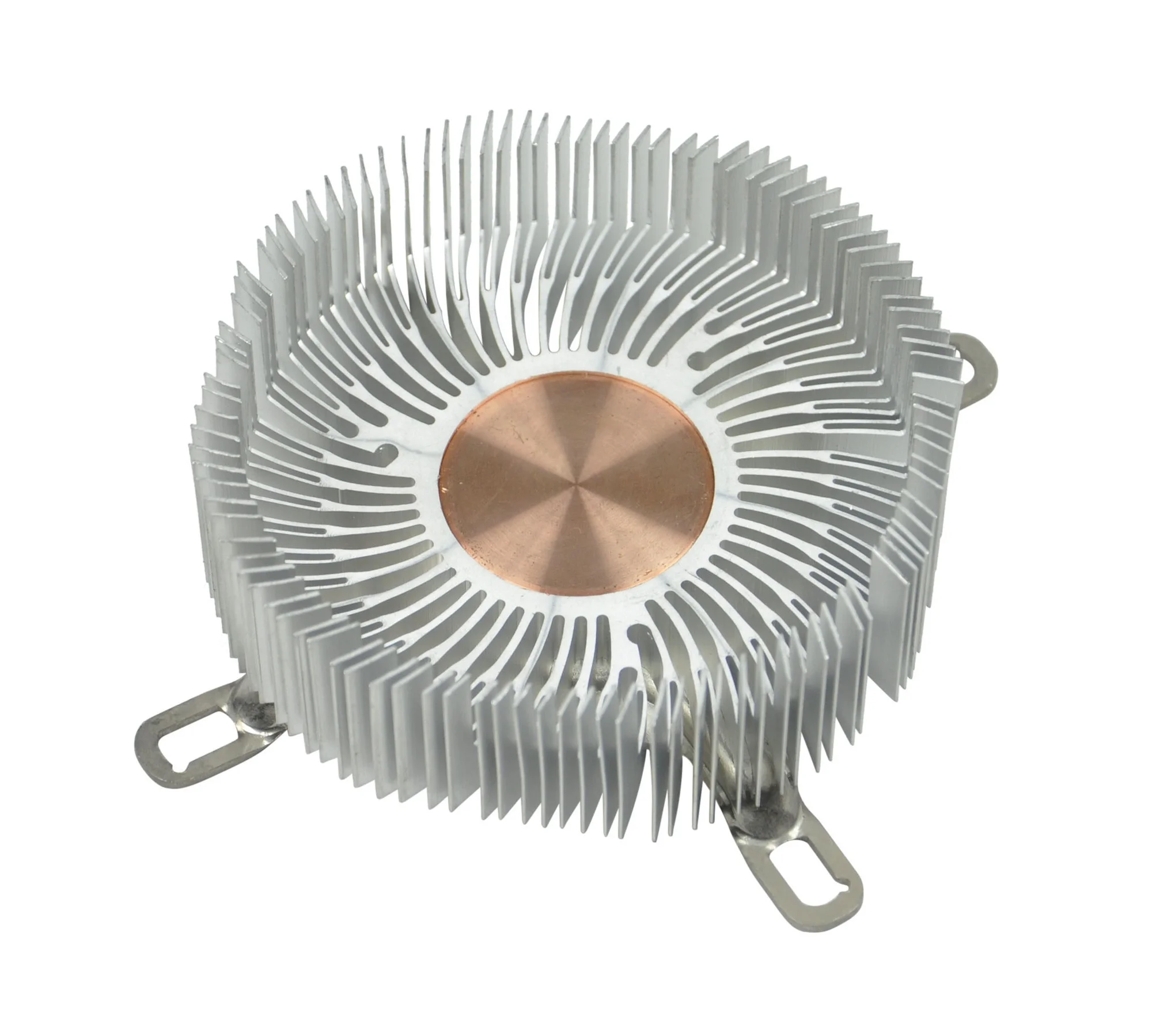 Round aluminum & copper material 1U cpu cooler fan