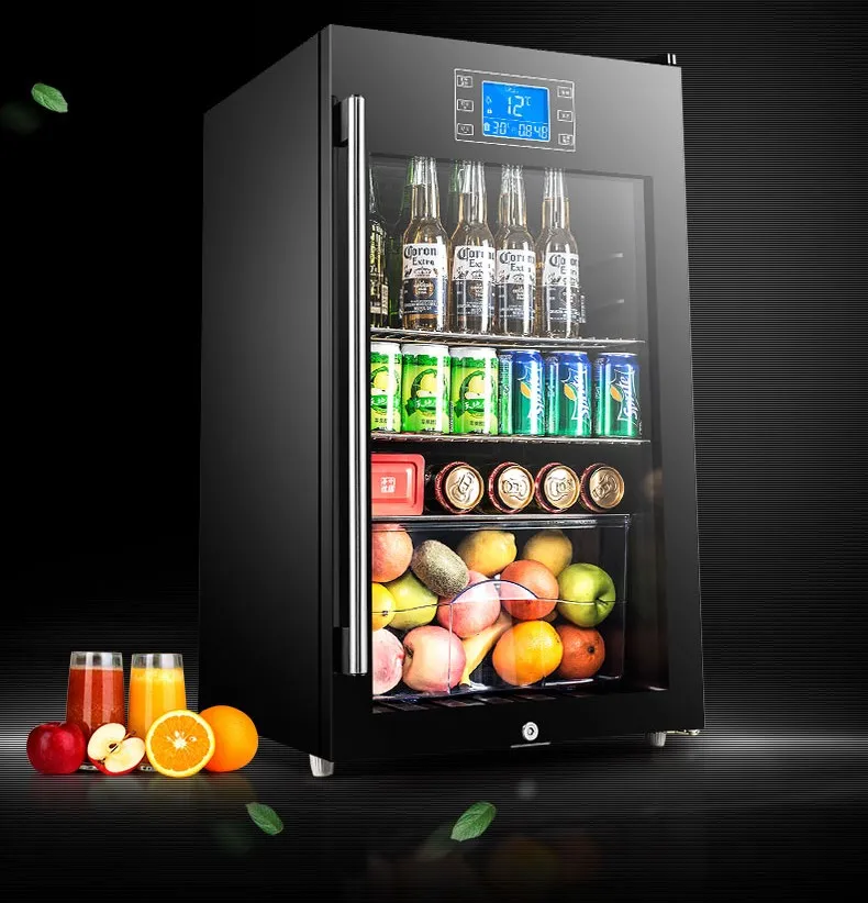 2018 красивый дизайн черный смарт-автономная 12 напитков охладитель для пива вина с ЖК-дисплеем