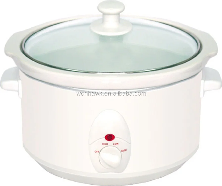 White Outer Shell Round Slow Cooker NSC-350