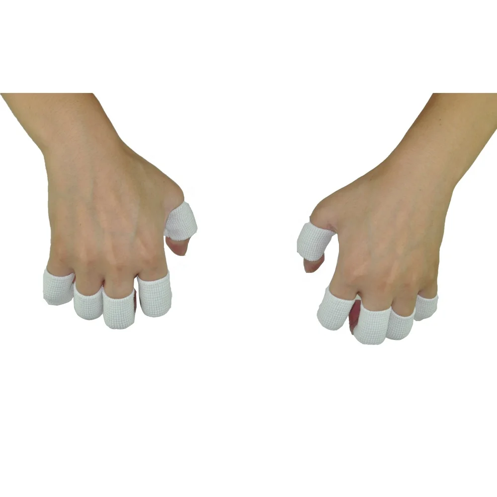 Finger Sleeves Support Thumb Brace Protector Breathable Elastic Finger Tape for Basketball, Tennis,Baseball,  Volleyball
