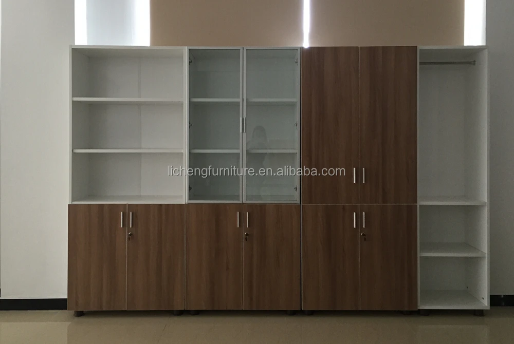 Office Wooden File Cabinet Modular Mdf Five Layer File Cabinet