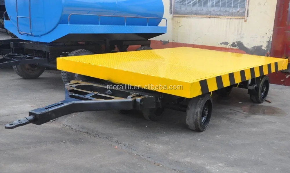 Hot sale flatbed trailer forklift towing trailer