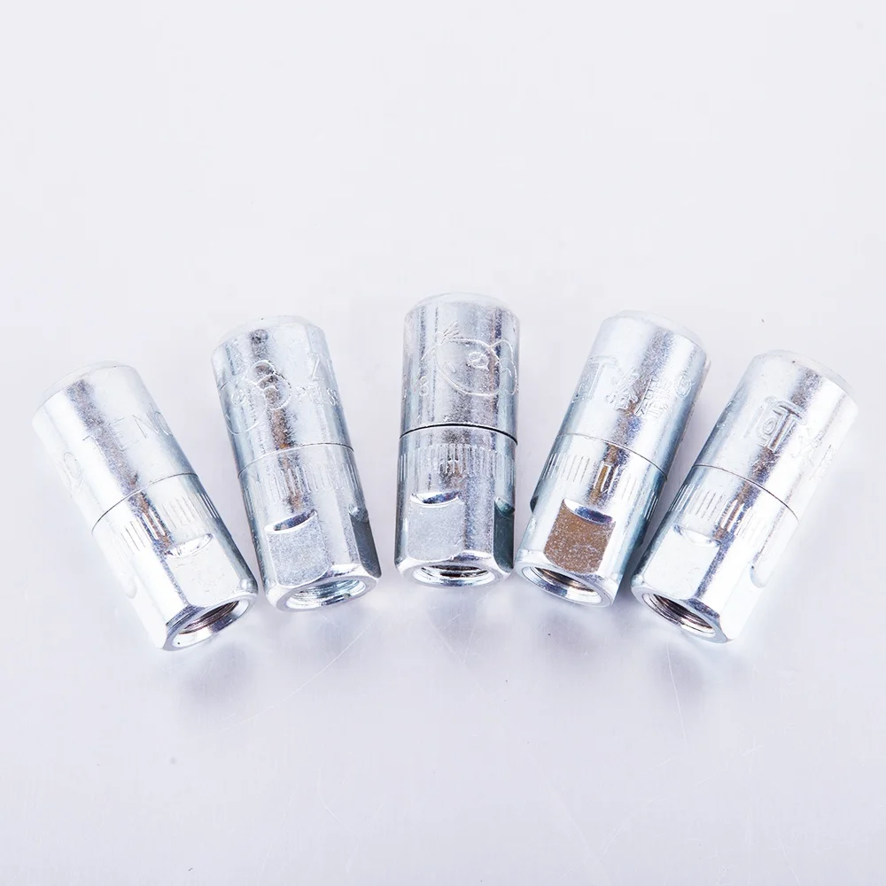 
silver Hydraulic grease nipples coupler nozzles for for waterproof injection packer 