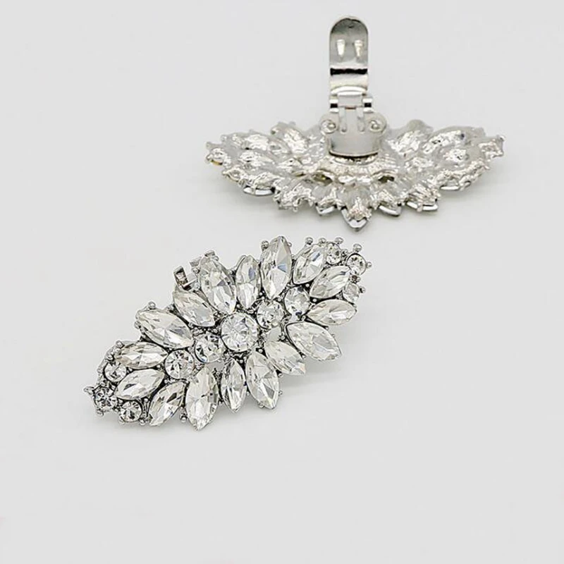 
2019 New arrival fashion design crystal shoes buckle clip for sandal in shoes decoration 