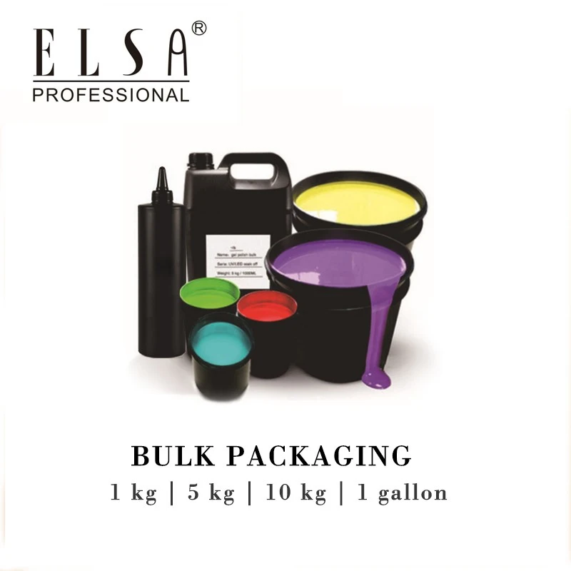 
Elsa free samples raw materials nails 29 USD kg gel uv gel polish 