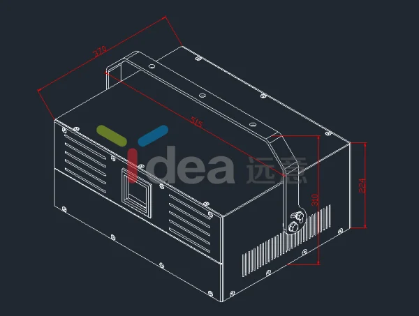 RGB 8 Watt animation laser light for Christmas party