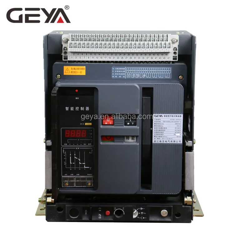 GEYA GYW1 Drawer Fixed type 4000 Amp Air Circuit Breaker ACB 1600A DW45 Safety Breaker