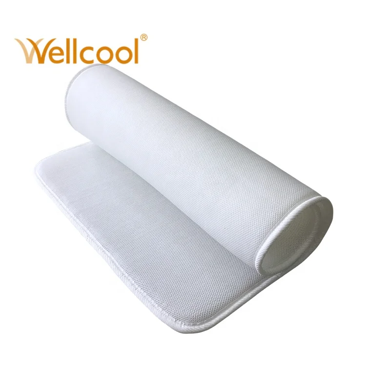 Custom cooling breathable washable 3d spacer air mesh newborn crawling mat baby breathable crib bumper pads