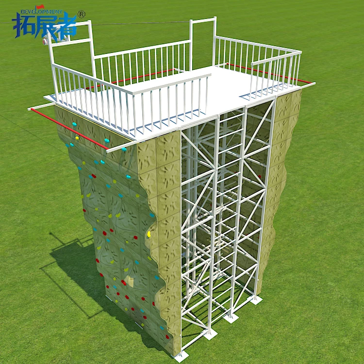 Outdoor Mobile Boulder Climbing Wall Construction